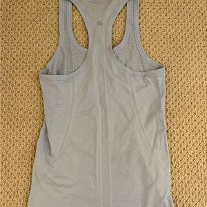 Lululemon Light Gray Racerback Tank Top - Women's Activewear